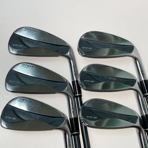 PRGR Pro Gear TR-X 915CR Iron Set 5-9+Pw INSPEC Flex-R 6pcs Right-Handed Used - Picture 1 of 9