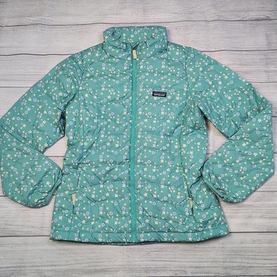 16/18 Patagonia Floral Down Jacket - Image 1 of 4