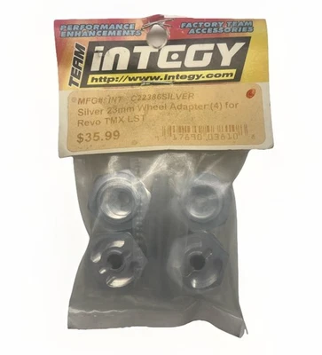 Integy C22386Silver 23mm Wheel Adapter for Revo TMX LST - Image 1 of 2