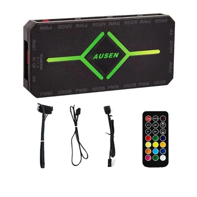  4Pin PWM Temperaturregelungs-Hub ARGB Shenguang Synchroner GehäUselüFter, 3935 - Bild 1 von 4