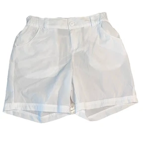 Columbia PFG pantaloncino donna bianco taglia 2 6" con cuciture interne - Foto 1 di 6