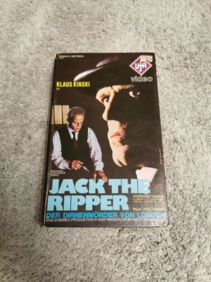 VHS Rarität: Klaus Kinski ist JACK THE RIPPER (1976) UFA HARTBOX  - Bild 1 von 4