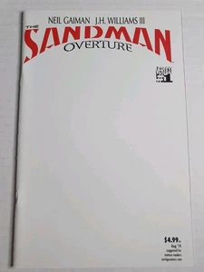 The Sandman Overture #1 Blank Sketch Variant Cover NM Vertigo 2nd Print Cover H - Bild 1 von 10