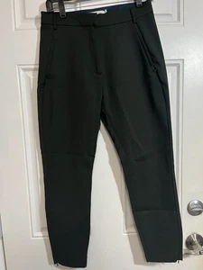 Coster Copenhagen Stella Women’s Dark Green Cropped Ankle Trousers Size 34 US 4 - Picture 1 of 7