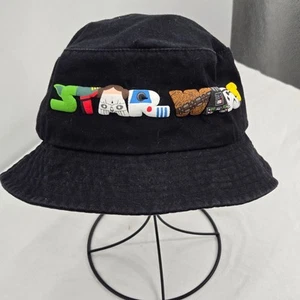 Disney Star Wars Personaje Espíritu Jersey Sombrero Cubo para Adultos 7" Diámetro Negro - Imagen 1 de 4