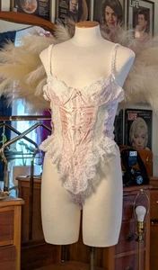 Elegant Vintage Fredericks Of Hollywood Body Suit - Picture 1 of 7