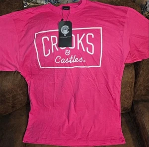 Crooks & Castles Men's T-Shirt Skeleton Bones Graphic Short Sleeve Premium Tee - Picture 1 of 7