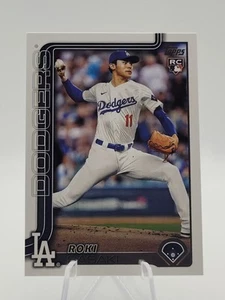 2025 Topps Series 2 Roki Sasaki (RC) Base Set #558 Los Angeles Dodgers Rookie - Picture 1 of 2