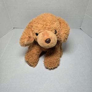 Caniche de peluche abrazable con peso Cuddle & Calm perro marrón  - Imagen 1 de 9