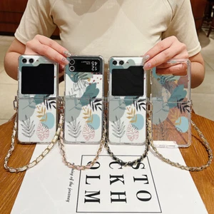 Handykette für Samsung Galaxy Z Flip6 Flip5 Z Flip4 3 Handyhülle mit Band Hülle - Picture 1 of 15