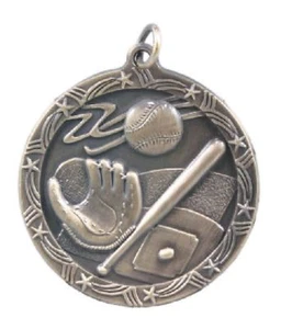 Baseball Medal School Team Sport Award Trophy W/ FREE Lanyard FREE SHIPPING ST11 - Picture 1 of 2
