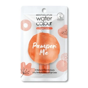 [MENTHOLATUM] Water Colour SUGAR CORAL Moisturizing Tinted Lip Balm 3g NEW - Picture 1 of 2