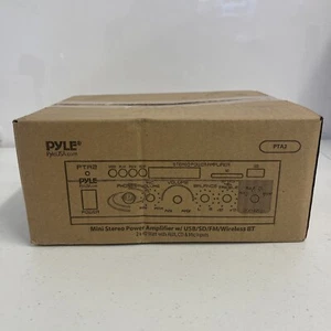 Pyle PTA2 Mini 2x40 Watt Stereo Mixer/Endstufe mit USB/SD/FM/Bluetooth - Bild 1 von 5