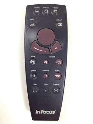 Genuine InFocus Systems 590-0198-01 Projector Remote Control  - Image 1 of 2