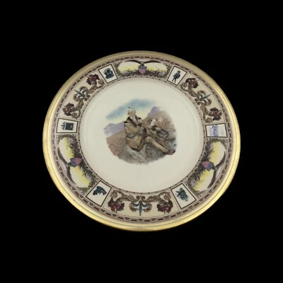 Plato de exhibición de cena de 11" de colección Daniel Boone Hotel Charleston WV West Virginia Foto 1 de 4