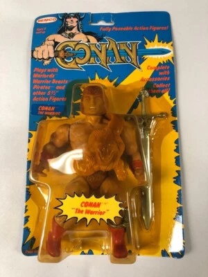 Vintage 1984 Remco 6" Conan The Warrior Figur Barbarian - Carded - Scarce-22679 - Bild 1 von 4