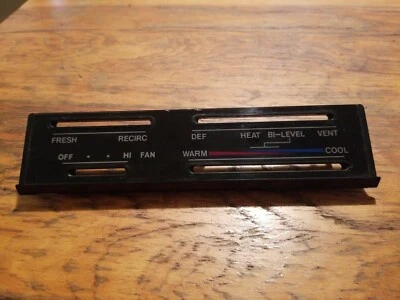 1978-1979-1980-1981 Toyota Celica GT Heater Face Climate Control Plate Trim NICE - Image 1 of 4