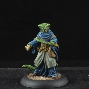 Bemalte Khavith, Serpentfolk Evoker aus Reaper Miniatures Schlange D&D Figur - Bild 1 von 5