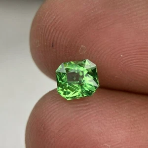 1.02 Cts | natural loose" Tsavorite | Green | Emerald Shape | Princess - Kenya - Picture 1 of 4