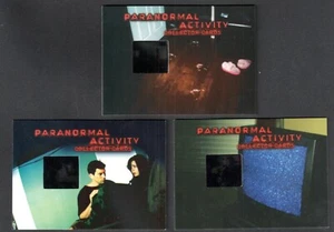 PARANORMAL ACTIVITY (Breygent) GENUINE FILM FRAME CELL CARD SET #1, #2 & #3 - Picture 1 of 3