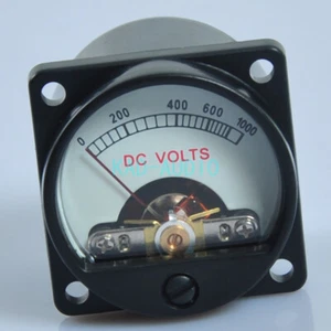 1 Stück 1000 V DC Panel Meter Warmlicht Röhrenverstärker Spannung Audio Voltmeter 300B - Bild 1 von 4