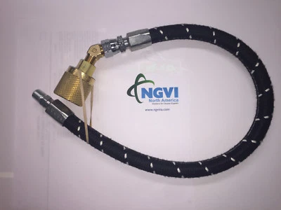 Manguera de propano para carretilla elevadora (GLP); 60" de longitud con conector de tanque Rego 7141F y 1/4 MPT Foto 1 de 4