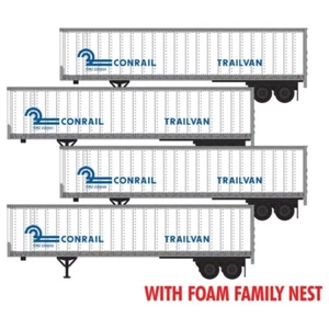 Micro-Trains N 99302227 Conrail Trailvan Intermodal Trailer Set Freight - Picture 1 of 1