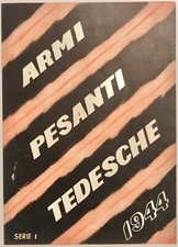 RSI “ARMI PESANTI TEDESCHE 1944” VOLANTINO DI PROPAGANDA REP. SOCIALE ITALIANA