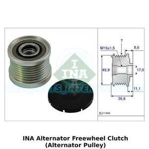 INA Alternator Freewheel Clutch (alternator Pulley) - 535 0081 10 - EO Quality - Picture 1 of 2