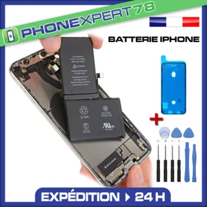 BATTERIE NEUVE COMPATIBLE IPHONE SE 6 7 8 X XR XS 11 12 13 14 15 PRO MAX + JOINT - Photo 1 sur 29