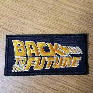 Back To The Future Logo Patch 4 inch - Picture 1 of 5