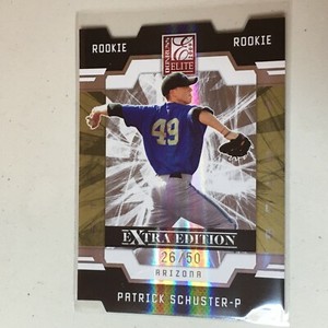 F50938  2009 Donruss Elite Extra Edition Status Gold #148 Patrick Schuster /50