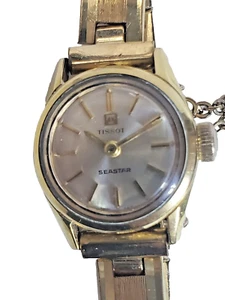 Tissot Seastar woman Watch 17J manual wind. RUNS - Picture 1 of 15