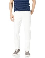 Levi's Men's 514 Mid Rise Flex Stretch Straight-Fit Denim Jeans White 34W x 32L