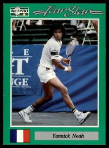 1991 NetPro Tour Stars Yannick Noah #41 Rookie RC Set Break