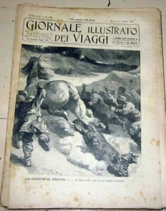 GIORNALE ILLUSTRATO DEI VIAGGI N. 539 - 1906 - LA CADUTA DI PEROUN - Picture 1 of 1