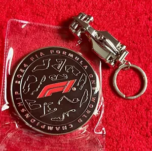 OFFICIAL FORMULA 1 GRAND PRIX F1 2024 LAS VEGAS BIG COIN + VENETIAN KEYCHAIN - Picture 1 of 2