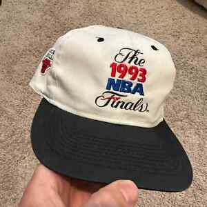 Vintage 1993 NBA Finals Bulls snapback hat competitor 