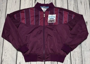 Rare LL COOL J Troop Champion Jacket Size Medium Zip Up Purple/Blue Vintage - Picture 1 of 17
