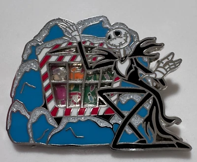 Prendedor Disney Ventana a la Magia JACK SKELLINGTON Pesadilla Antes de Navidad LE Foto 1 de 2