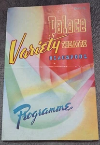 1951 Palace Variety Theatre Blackpool Programme Betty Driver Bruce Trent - Picture 1 of 3