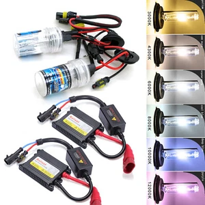 A1 XENON H11 H8 HID Kit 35W DC Digital Slim Ballast Headlight Bulb 6K 8K 10K 12K - Picture 1 of 10