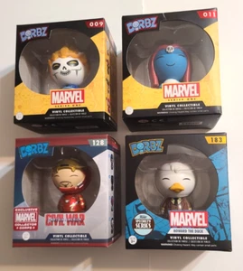 Funko Dorbz Marvel Lot of (4) - Ghost Rider/Mystique/Iron Man/Howard the Duck - Picture 1 of 6