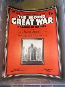 BUNDLE Of WW2 "THE SECOND GREAT WAR" MAGAZINE Issue 66 - 104 From 1945-46 - Picture 1 of 5