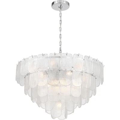 Lámpara de araña Artcraft Lighting AC12053CR Bianca níquel pulido Foto 1 de 4