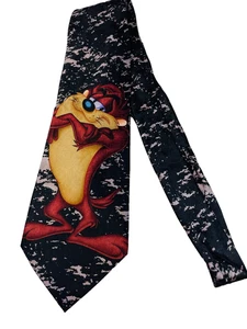 Looney Tunes Tasmanian Devil Herrenkrawatte aus 100 % Seide - Bild 1 von 5