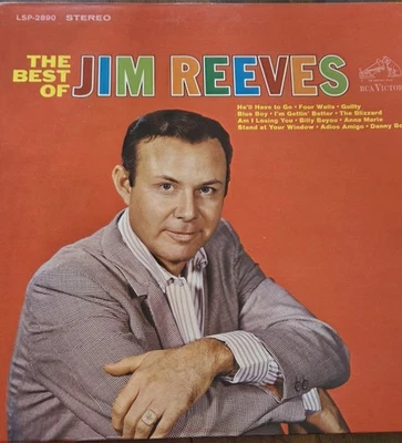 The Best of Jim Reeves LP Vinyl Record Country RCA Victor Compilation - Image 1 of 4