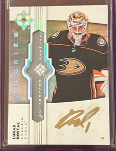 Lukas Dostal Auto Rookie Gold Ducks 2022-23 Upper Deck Ultimate Emblems - Picture 1 of 2