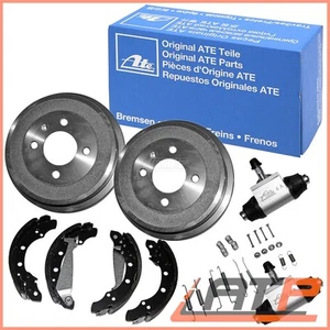ATE BRAKE KIT DRUMS + SHOES + CYLINDER REAR FOR SEAT CORDOBA 6K 93-02 AROSA 6H - Picture 1 of 6