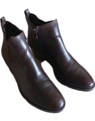 Botines MARCO TOZZI Marrón Tacón Bloque, 7 (UE 41), En muy buena condición Foto 1 de 4